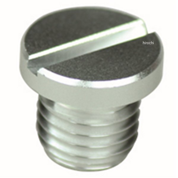 000807-03 ポッシュ POSH ミラーホールカバーキャップ 1個入り アルミ 10mm逆ネジ シルバー