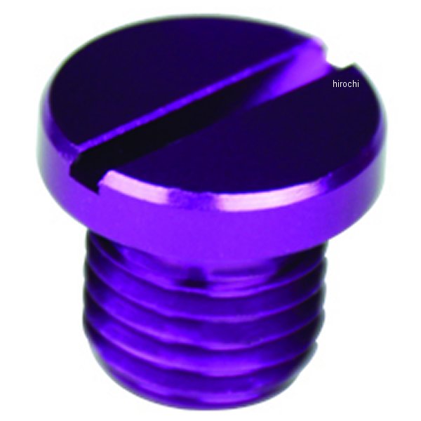 000807-05 ポッシュ POSH ミラーホールカバーキャップ 1個入り アルミ 10mm逆ネジ ブルーベリー