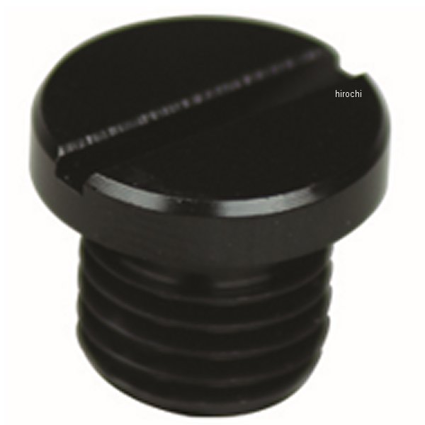 000807-06 ポッシュ POSH ミラーホールカバーキャップ 1個入り アルミ 10mm逆ネジ 黒