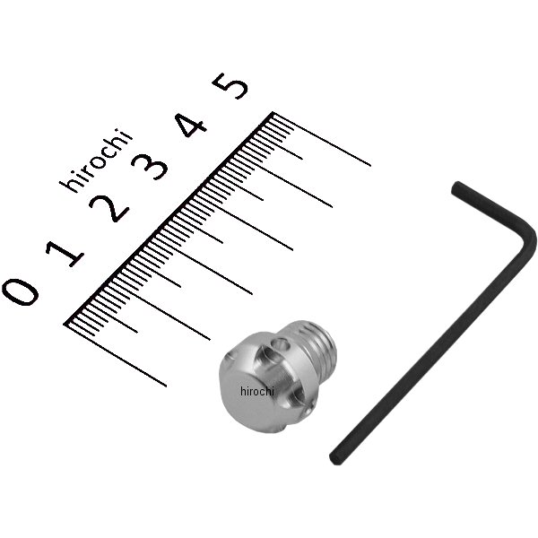 000809-03 ポッシュ POSH ミラーホールカバーキャップ NASAタイプ 1個入り 10mm逆ネジ シルバー