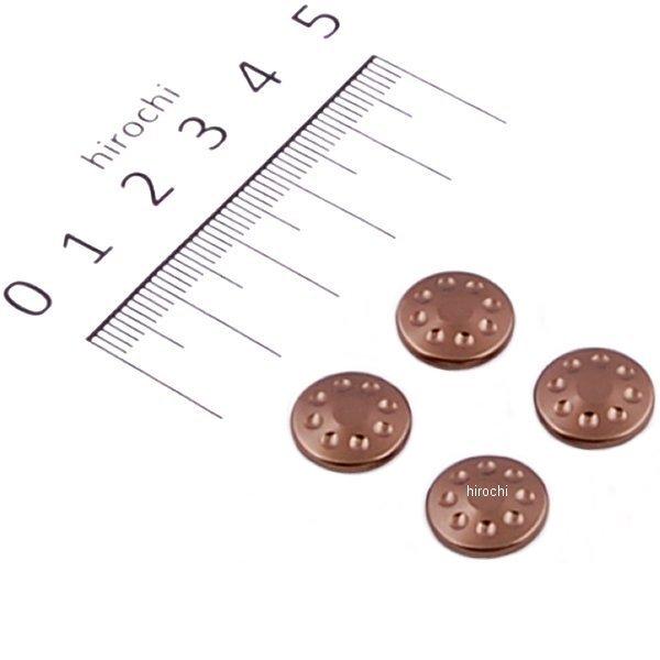 000820-11 ポッシュ POSH キャップボルトカバー M8用 4個入り チタン