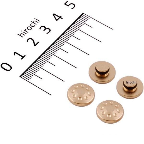 000820-12 ポッシュ POSH キャップボルトカバー M8用 4個入り シャンパンゴールド