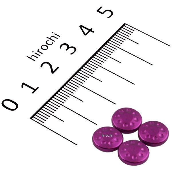 000822-05 ポッシュ POSH キャップボルトカバー M6用 4個入り ブルーベリー