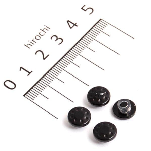 000822-06 ポッシュ POSH キャップボルトカバー M6用 4個入り 黒