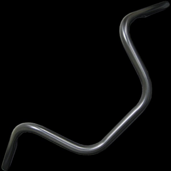 000840 ネオファクトリー ナローエイプバー ハンドル ミディアム ヘコミ無し 黒