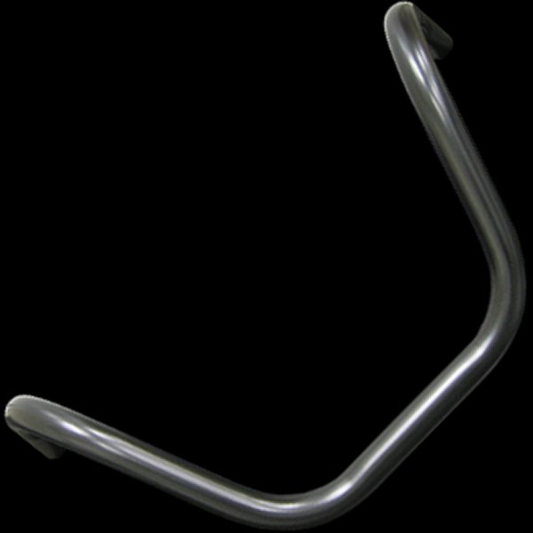 000843 ネオファクトリー チョッパーバー ハンドル ヘコミ有り 黒