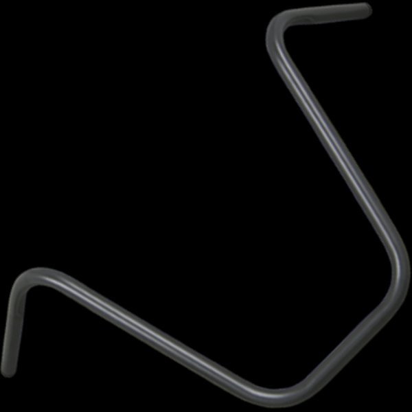 000847 ネオファクトリー ナロースカイハイバー ハンドル ヘコミ有り 黒