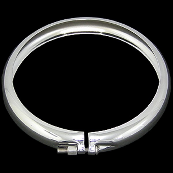 000921 ネオファクトリー 4-1/2インチ ヘッドライトリング クローム