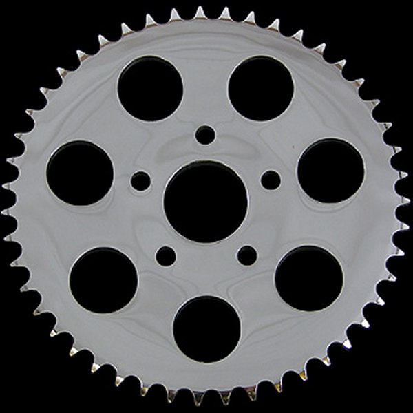 001056 ネオファクトリー 47丁 リアチェーン スプロケット クローム 73年-85年 BigTwin