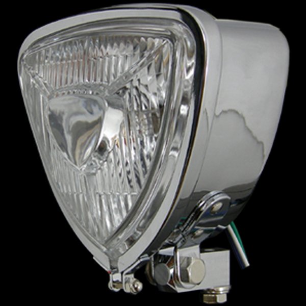 001247 ネオファクトリー トライアングル ヘッドライト PH7 クローム