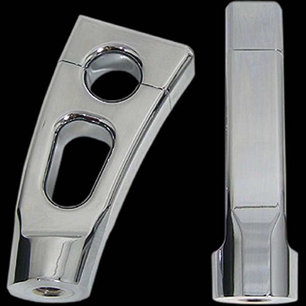 001503 ネオファクトリー 4インチ スロッテッド カスタムライザー クローム 左右ペア