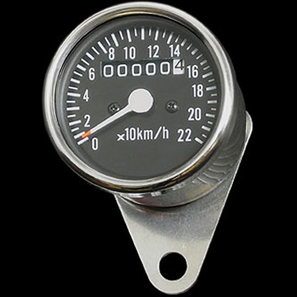 001533 ネオファクトリー 60mm アナログ スピードメーター 黒盤 1:1