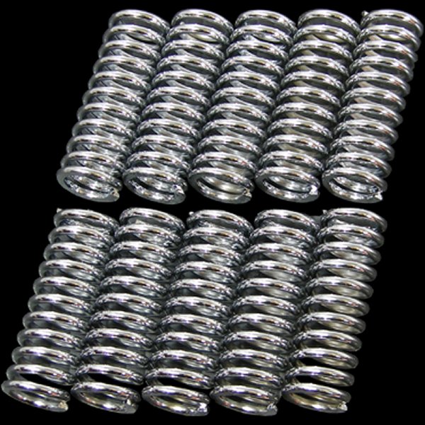 001571 ネオファクトリー クラッチスプリング クローム 68年-84年 BigTwin 4速 10個入り