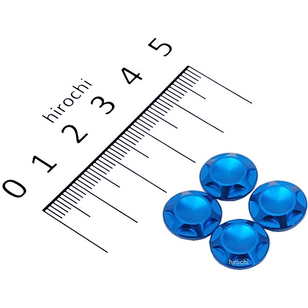 001820-01 ポッシュ NASAタイプキャップボルトカバー M8用 青