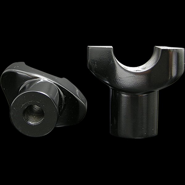 001937 ネオファクトリー 2インチ ストレートライザー 黒 左右ペア