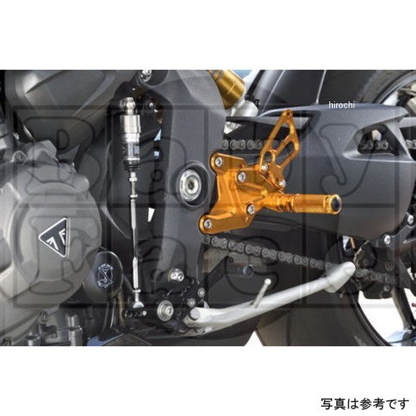 002-T023GD BabyFace ベビーフェイス パフォーマンスステップキット 22年以降 スピードトリプル RS ゴールド