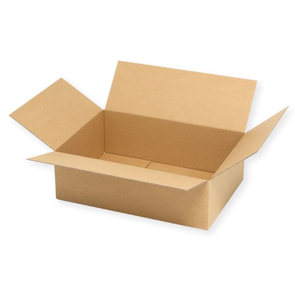 002123210 543-9521 (株)シモジマ HEIKO 段ボール A4用-100 スリム 無地 20枚入り