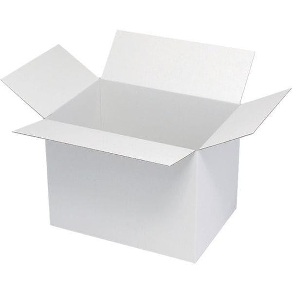 002123302 543-9513 (株)シモジマ HEIKO 段ボール A4用-230 スリム 白無地 20枚入り