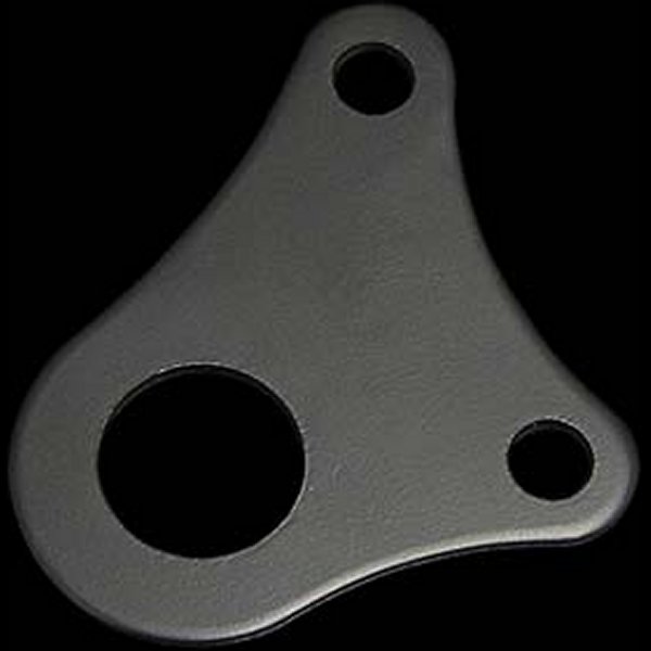 002246 ネオファクトリー 2ホール スイッチプレート 黒 左右ペア