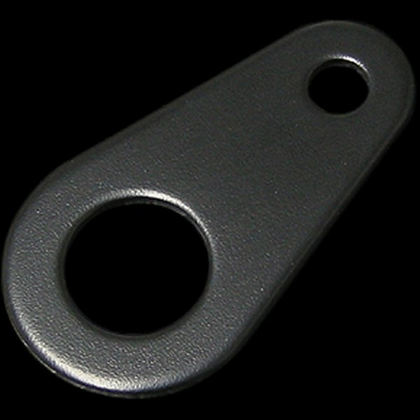 002247 ネオファクトリー 1ホール スイッチプレート 黒 左右ペア