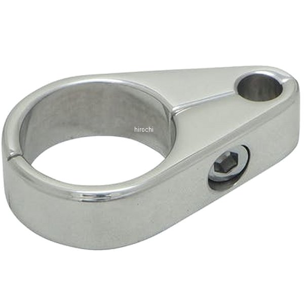 002671 ネオファクトリー 1インチ用 シングルスロットルケーブル クランプ ポリッシュ