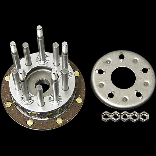 002711 ネオファクトリー 5スタッドクラッチハブ ASSY  クローム