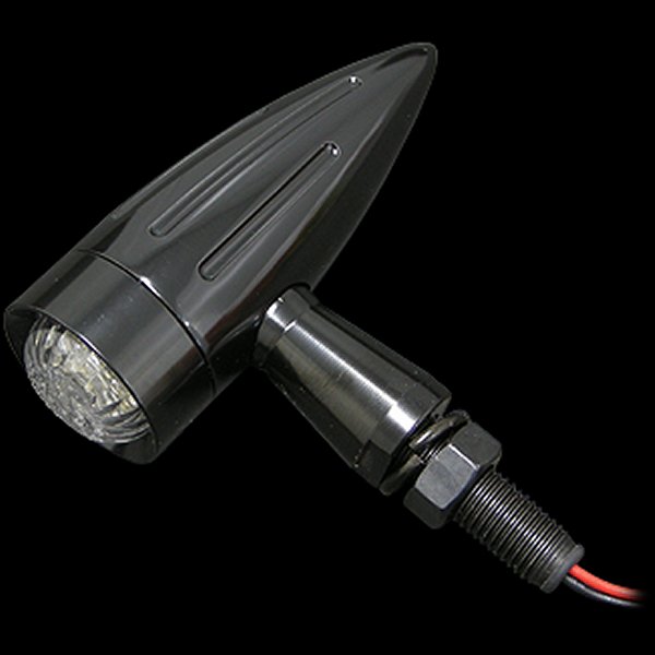 002971 ネオファクトリー LEDタイプ リブドビレットウインカー ブラック