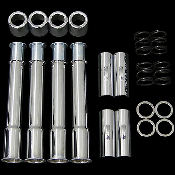 003033 ネオファクトリー プッシュロッドカバーキット 48年-65年 ビッグツイン