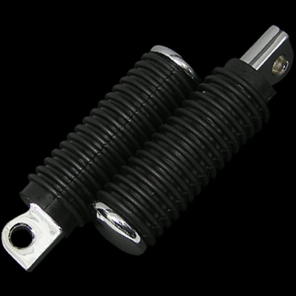 003037 ネオファクトリー クロームエンドラバーフットペグ スモール