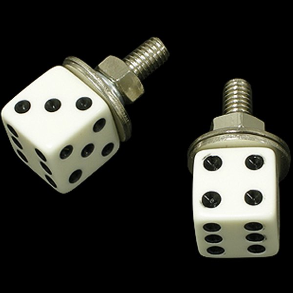 003061 ネオファクトリー ダイスタイプ ナンバースクリューセット 白