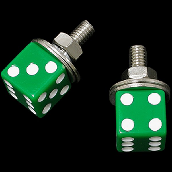 003065 ネオファクトリー ダイスタイプ ナンバースクリューセット 緑