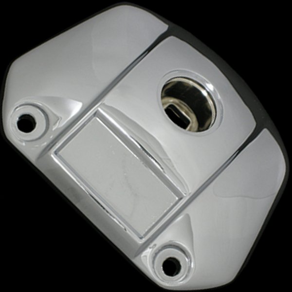 003097 ネオファクトリー ナローグライド用 ヘッドライトバイザー クローム プレーン