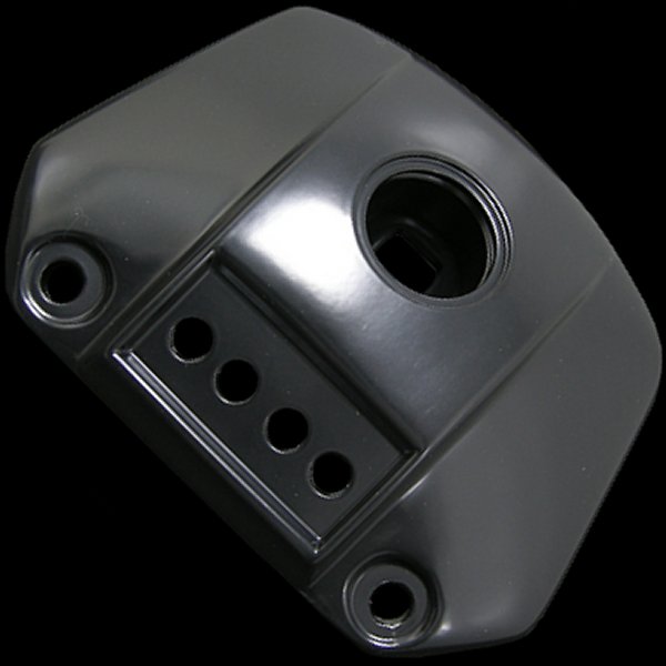 003205 ネオファクトリー ナローグライド用 ヘッドライトバイザー ブラック 86年-91年 ナローフォーク