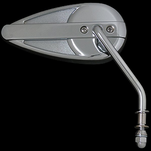 003392 ネオファクトリー ステムタイプ ティアドロップミラー クローム 右 1個売り