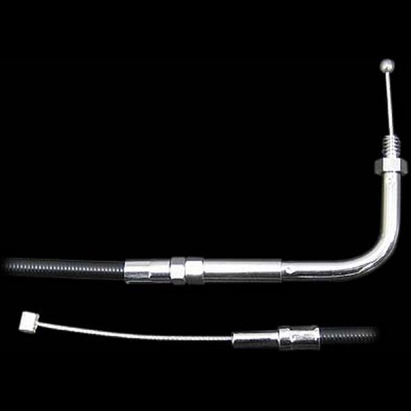 003577 ネオファクトリー 41インチ スロットルケーブル 90° 81年-89年 BigTwin、81年-85年 XL 黒