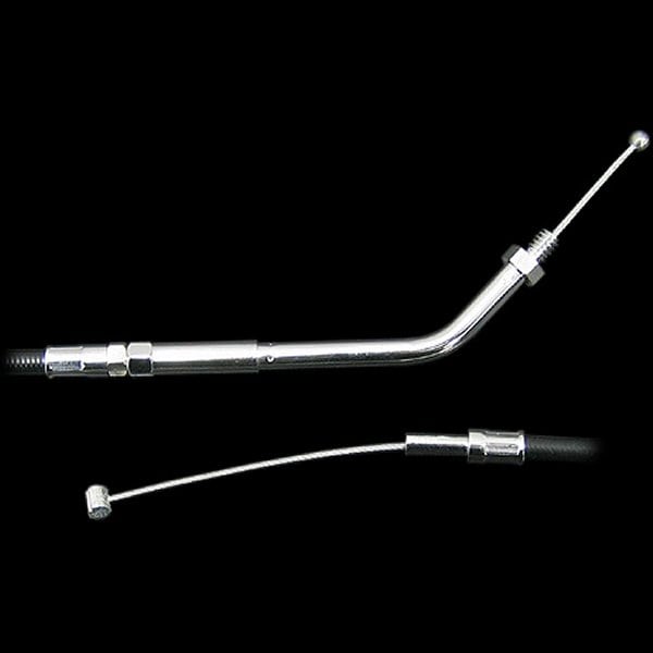 003583 ネオファクトリー 45インチ スロットルケーブル 45° 81年-89年 BigTwin、81年-85年 XL 黒