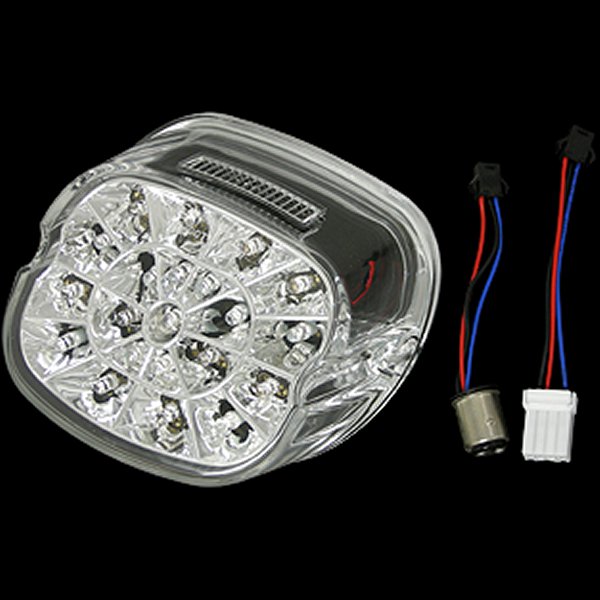 003802 ネオファクトリー レイダウンLEDテールライト 99年以降 FXST、FLSTC、FLSTF クリアー