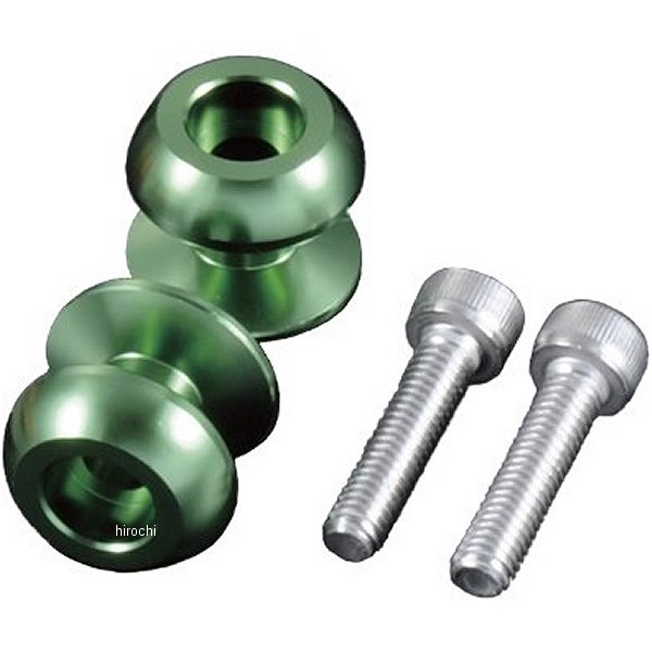 004006-18 ポッシュ POSH マシニングネットアンカー 6mm アルミ 2個入り ライトグリーン