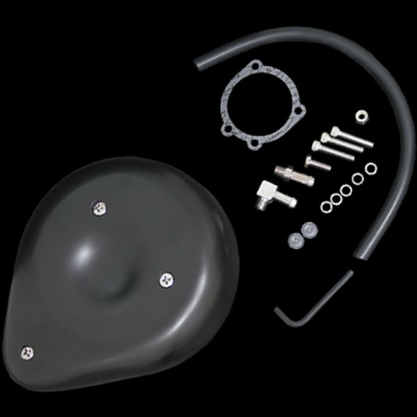 004019 ネオファクトリー CVキャブ用 ティアドロップタイプエアクリーナー ブラック