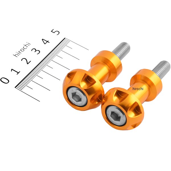 004032-04 ポッシュ POSH ロングネットアンカー NASAタイプ 8mm アルミ 2個入り ゴールド