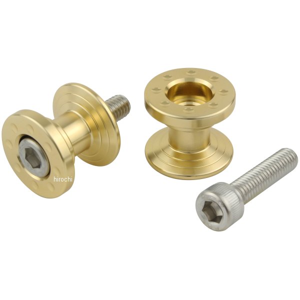 004036-12 ポッシュ POSH アルミツーリング荷掛けフック M6 ショート シャンパンゴールド