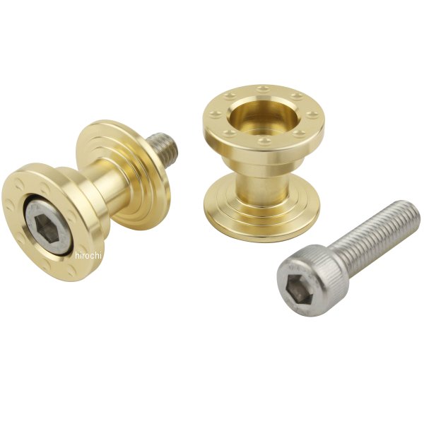 004038-12 ポッシュ POSH アルミツーリング荷掛けフック M8 ショート シャンパンゴールド