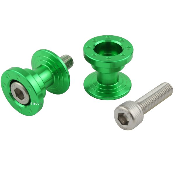 004038-28 ポッシュ POSH アルミツーリング荷掛けフック M8 ショート ライムグリーン