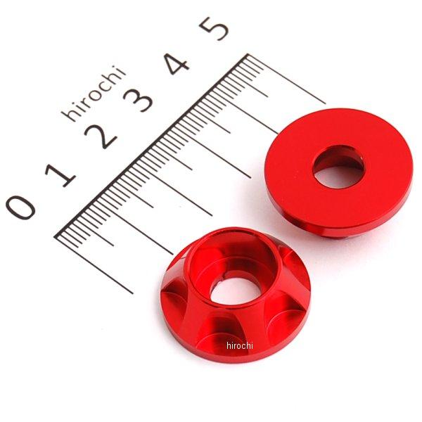 004088-02 ポッシュ POSH キャップホルダー NASAタイプ M8用 2個入り 赤