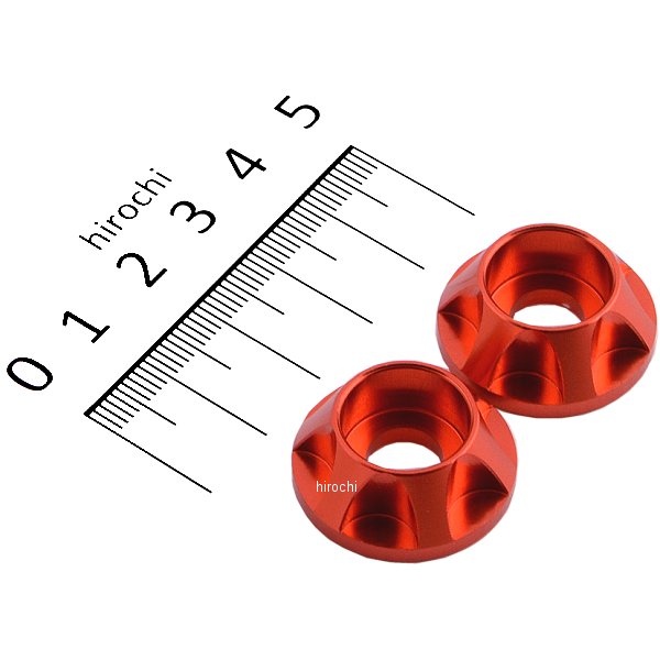 004088-14 ポッシュ POSH キャップホルダー NASAタイプ M8用 2個入り ディープオレンジ