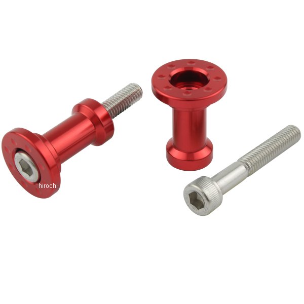 004136-02 ポッシュ POSH アルミツーリング荷掛けフック M6 ロング 赤