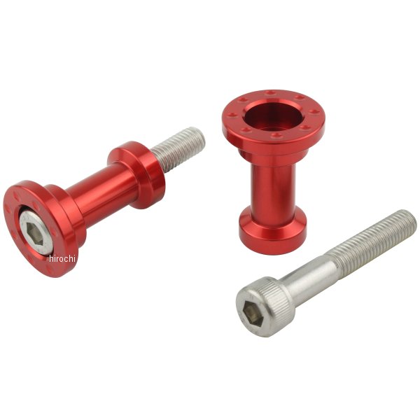 004138-02 ポッシュ POSH アルミツーリング荷掛けフック M8 ロング 赤