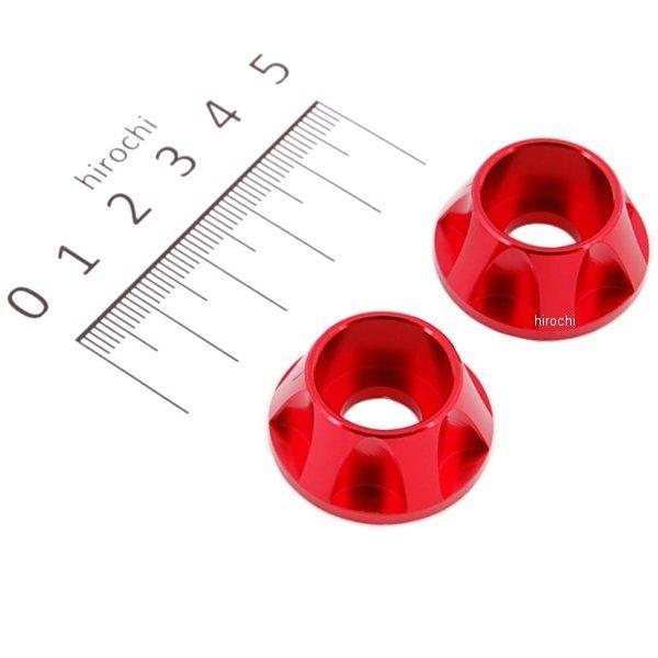 004180-02 ポッシュ POSH キャップホルダー NASAタイプ M10用 2個入り 赤