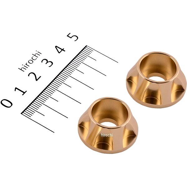 004180-12 ポッシュ POSH キャップホルダー NASAタイプ M10用 2個入り シャンパンゴールド