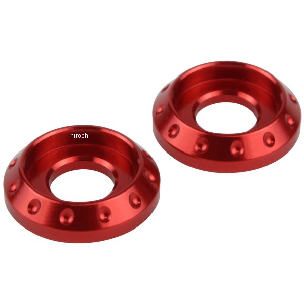 004186-02 ポッシュ POSH マシンドワッシャー NASAタイプ M6 赤